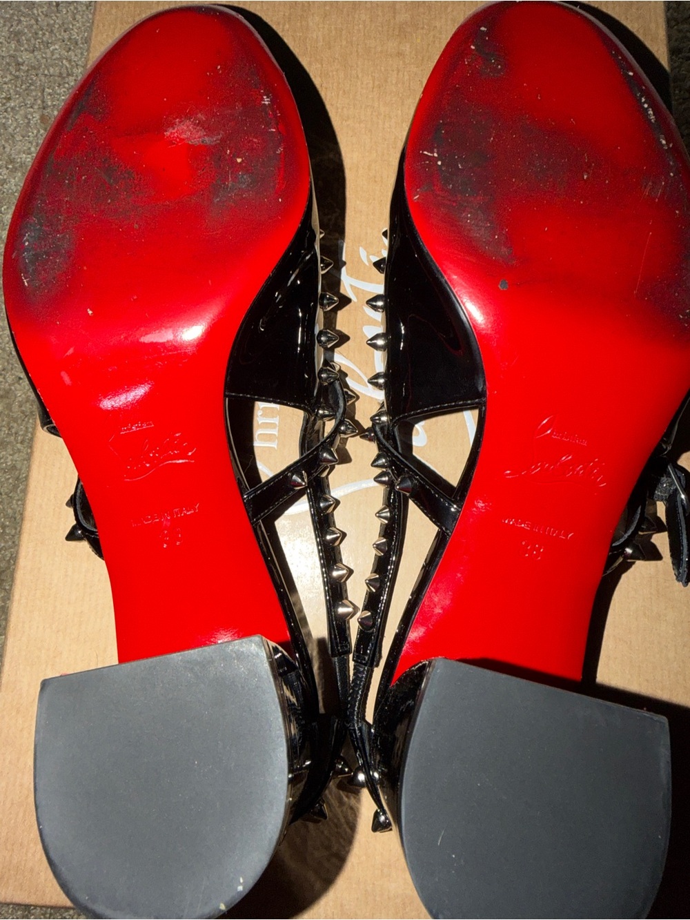 *AUTHENTIC* Christian Louboutin Slingback Pump - Picture 8 of 8